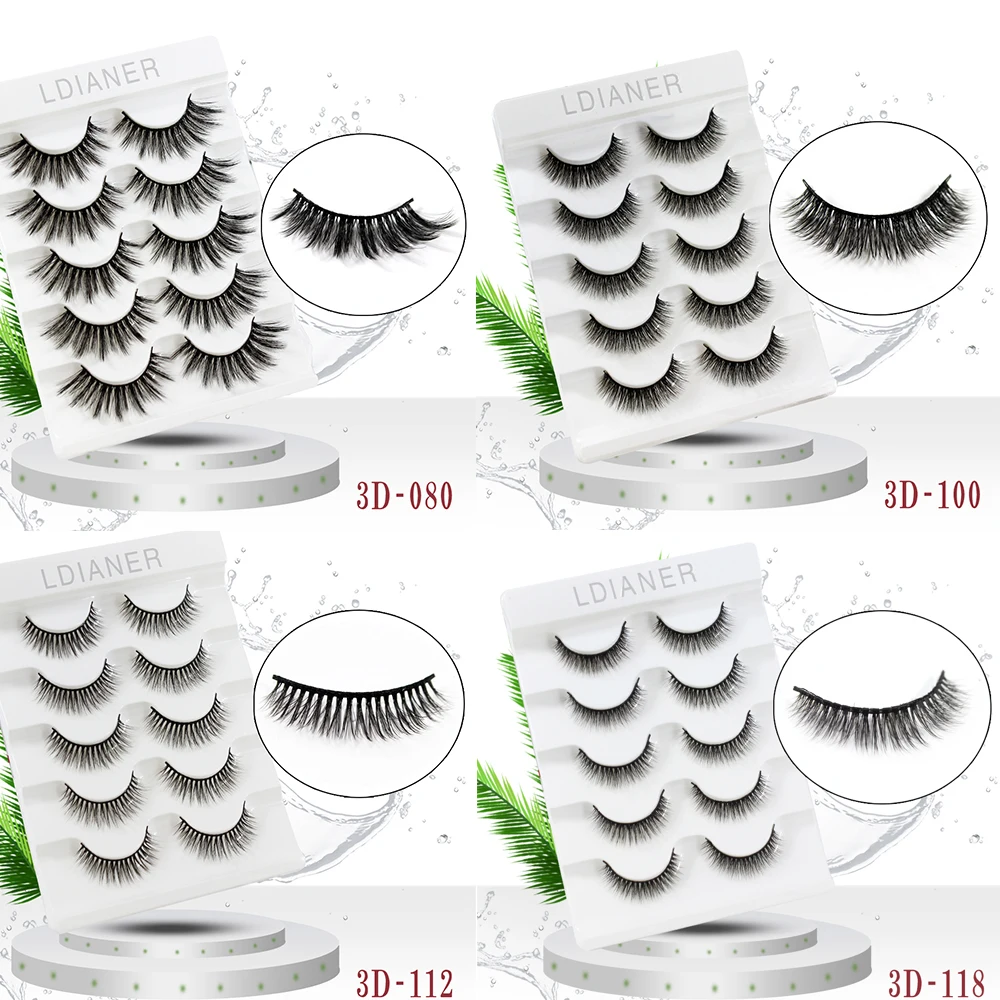 NEW5 Pairs 3D Faux Mink Eyelashes Natural Thick Long False Eyelashes Dramatic Fake Lashes Makeup Extension Eyelashes maquiagem
NEW5 Pairs 3D Faux Mink Eyelashes Natural Thick Long False Eyelashes Dramatic Fake Lashes Makeup Extension Eyelashes maquiagem