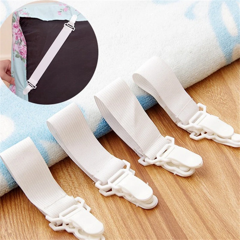 4 Pieces of Ultra-utility Nylon Buckle Elastic Band Sheets Bed Cover Button Anti-skid Bed Holder Bedding Accessories
4 Pieces of Ultra-utility Nylon Buckle Elastic Band Sheets Bed Cover Button Anti-skid Bed Holder Bedding Accessories