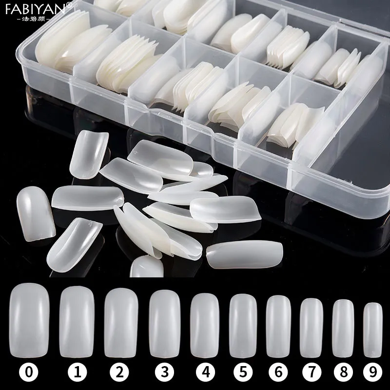 100pcs Nail Art Natural Full Cover False French Tips Finger Acrylic Gel UV Box Package Salon Manicure Design Tools
100pcs Nail Art Natural Full Cover False French Tips Finger Acrylic Gel UV Box Package Salon Manicure Design Tools