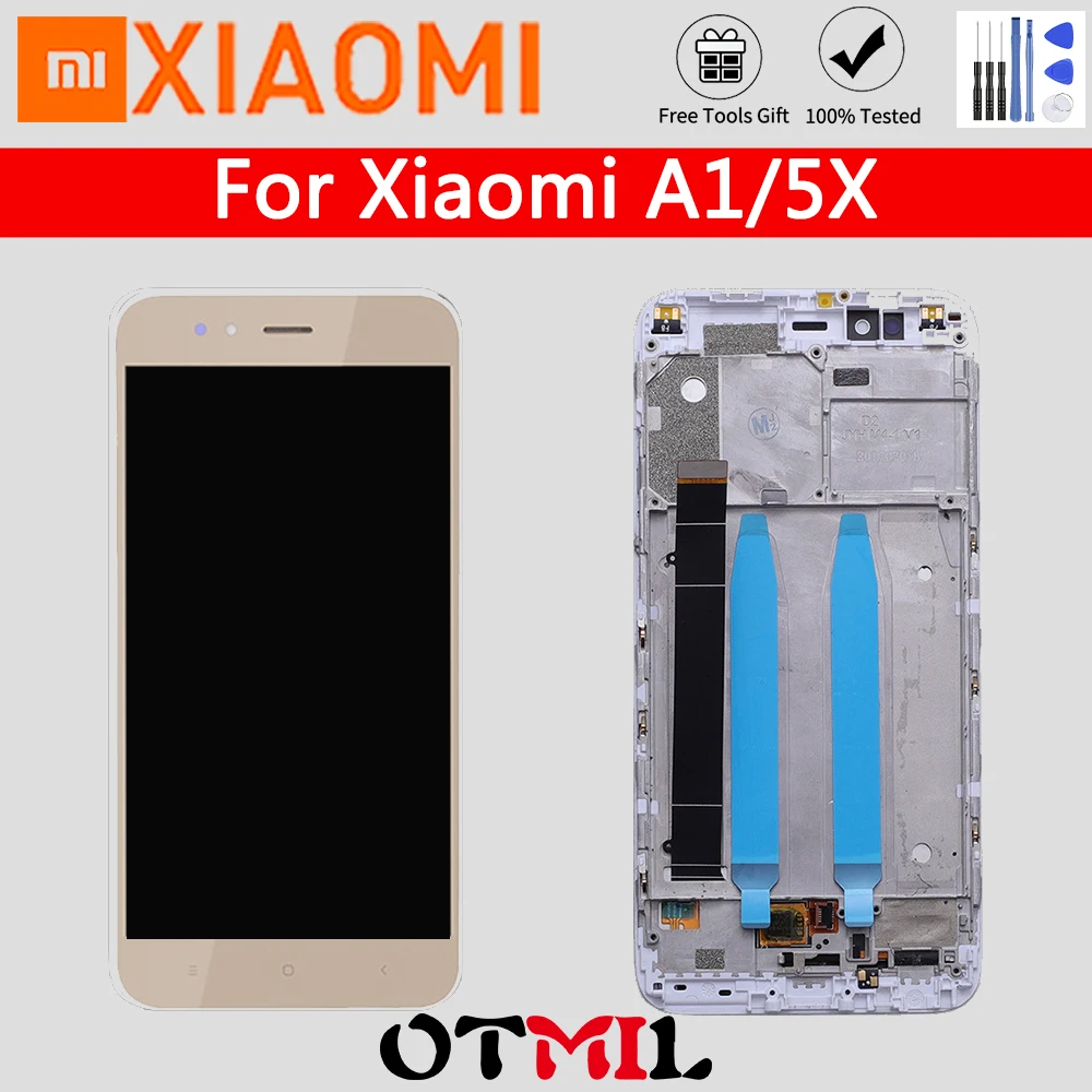 OTMIL 5.5" 10 Touch LCD For XIAOMI Mi A1 LCD Touch Screen Display Digitizer Assembly Frame For Xiaomi Mi5X MiA1 Display
OTMIL 5.5" 10 Touch LCD For XIAOMI Mi A1 LCD Touch Screen Display Digitizer Assembly Frame For Xiaomi Mi5X MiA1 Display