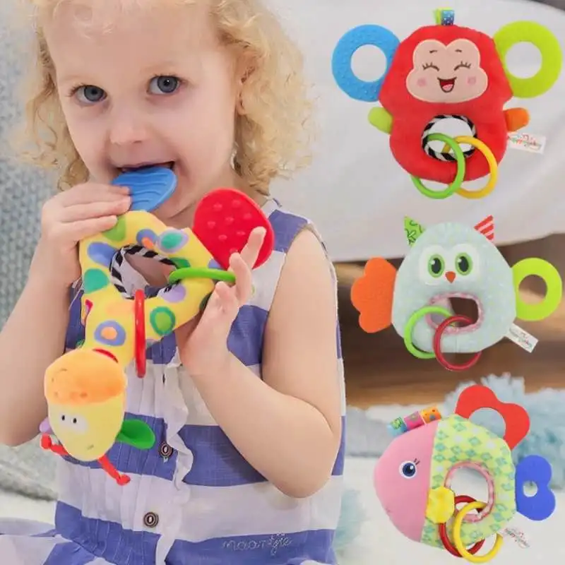 Baby Infant Plush Rattle Stuffed Toy Hand Grasp Teethers Cute Animal Handbell Ring Newborns Early Development Boys Girls Gift
Baby Infant Plush Rattle Stuffed Toy Hand Grasp Teethers Cute Animal Handbell Ring Newborns Early Development Boys Girls Gift