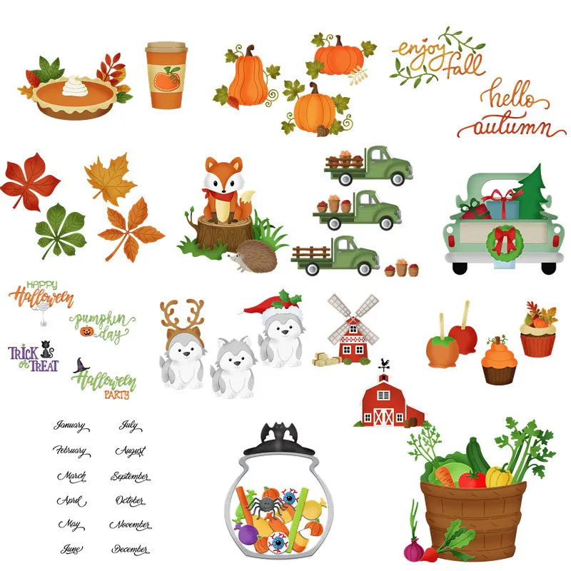 "Enjoy Fall" Word Halloween Metal Cutting Dies Scrapbooking Album Paper DIY Card decoration Craft Embossing Die Cuts 2019 New
"Enjoy Fall" Word Halloween Metal Cutting Dies Scrapbooking Album Paper DIY Card decoration Craft Embossing Die Cuts 2019 New