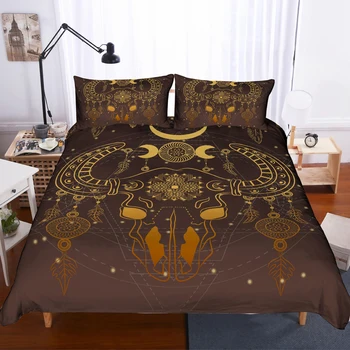 Golden Cartoon Elephant Bohemia Bedding Set Bedroom Decor Black Background 100% Microfiber Soft 1PC Duvet Cover with Pillowcases
Golden Cartoon Elephant Bohemia Bedding Set Bedroom Decor Black Background 100% Microfiber Soft 1PC Duvet Cover with Pillowcases