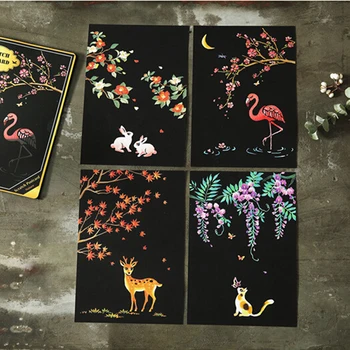 4 Sheets 20x14cm Scraping Painting Paint Scratch Night View Vintage Postcards Drawing View Fireworks Oil Painting Postcard
4 Sheets 20x14cm Scraping Painting Paint Scratch Night View Vintage Postcards Drawing View Fireworks Oil Painting Postcard