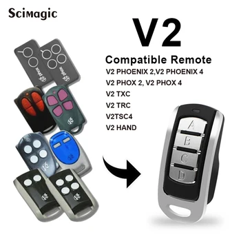 V2 Remote garage control 433.92mhz command for gate control PHOX 2 PHOX 4 PHOENIX 2 PHOENIX 4 rolling code copy 433 fixed code
V2 Remote garage control 433.92mhz command for gate control PHOX 2 PHOX 4 PHOENIX 2 PHOENIX 4 rolling code copy 433 fixed code
