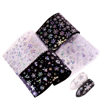 4*100cm/Roll Christmas Silver Snowflakes Nail Art Foil Transfer Glitter Stickers 3D Nail Art Decals Manicure Decoration T0681
4*100cm/Roll Christmas Silver Snowflakes Nail Art Foil Transfer Glitter Stickers 3D Nail Art Decals Manicure Decoration T0681