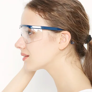 10 Pcs Disposable Goggles Eye Protective Glasses Anti Splash Anti Sand Spray Eye Protection Goggles Glasses for Women Men (Blue)
10 Pcs Disposable Goggles Eye Protective Glasses Anti Splash Anti Sand Spray Eye Protection Goggles Glasses for Women Men (Blue)