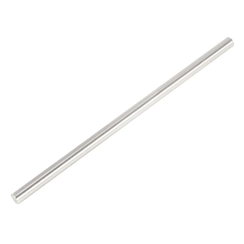 8mm x 200mm Steel Round Rod Lathe Turning Tool Bar Gray