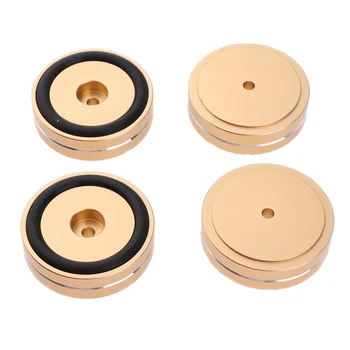 4 Pack Aluminum Plastic Speaker AMP 50x15mm Isolation Feet Pad Stand Base For computer CD Player Turntable DAC Radio Gold
4 Pack Aluminum Plastic Speaker AMP 50x15mm Isolation Feet Pad Stand Base For computer CD Player Turntable DAC Radio Gold