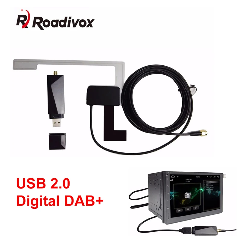

USB DAB Radio Tuner Receiver Stick For Android 2 din Car DVD Player Digital audio broadcasting usb dab tuner transmitter