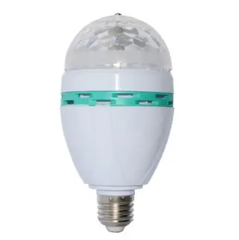 E27 3W 6W Crystal Auto Rotating RGB LED Bulb Stage DJ Lamp Light 110V 220V Party Disco Club DJ Light
E27 3W 6W Crystal Auto Rotating RGB LED Bulb Stage DJ Lamp Light 110V 220V Party Disco Club DJ Light