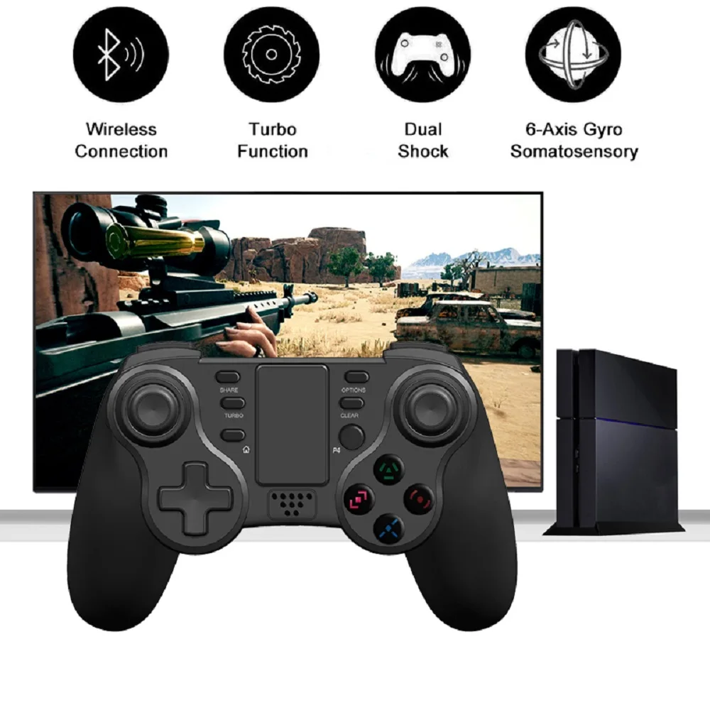 2020 New Bluetooth Wireless Joystick PS4 Wireless Bluetooth Private Mode Controller PS4 Wireless Game Controller For PS3 PS4 PC
2020 New Bluetooth Wireless Joystick PS4 Wireless Bluetooth Private Mode Controller PS4 Wireless Game Controller For PS3 PS4 PC