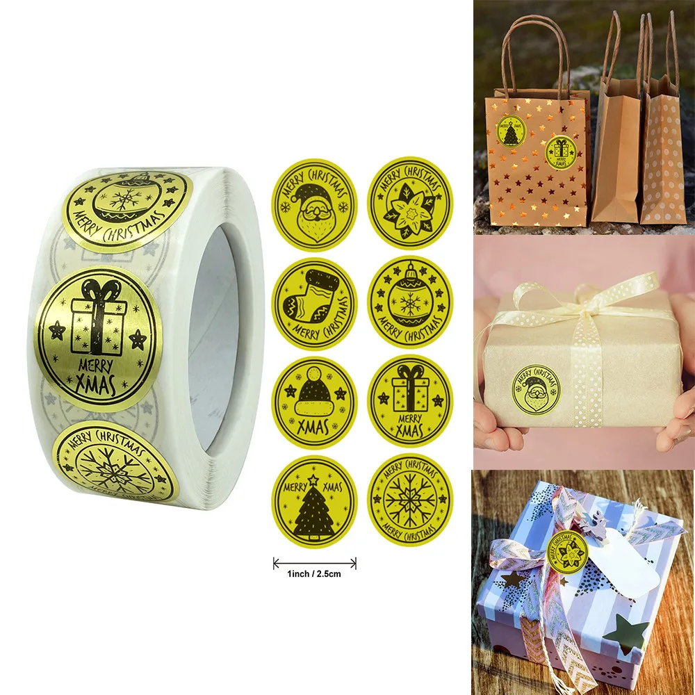 500pcs/roll Christmas Label Stickers Gift Box Envelope Stationery Scrapbook Sticker Sealing Label Xmas Tree Snowman Stickers
500pcs/roll Christmas Label Stickers Gift Box Envelope Stationery Scrapbook Sticker Sealing Label Xmas Tree Snowman Stickers