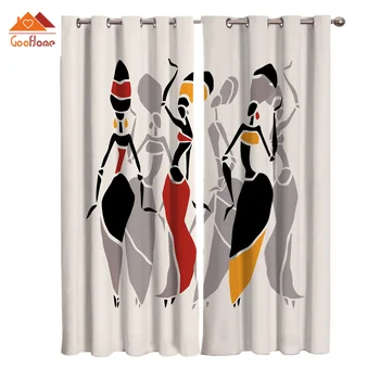 Woman Dancing Exotic Lines Plates Stitching Silhouette Window Curtains Living Room Outdoor Fabric Drapes Curtain Home Decor
Woman Dancing Exotic Lines Plates Stitching Silhouette Window Curtains Living Room Outdoor Fabric Drapes Curtain Home Decor