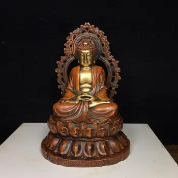 5" Collection Pure copper Gilt Real gold Śākyamuni Buddha statue Buddha statue Giordamo Siddhartha Buddha, Bhagavad (World Respe
5" Collection Pure copper Gilt Real gold Śākyamuni Buddha statue Buddha statue Giordamo Siddhartha Buddha, Bhagavad (World Respe