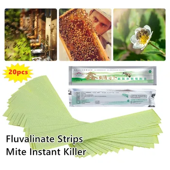 20pcs Fluvalinate Varroa Strips Mite Instant Killer Miticide Bee Medicine Mite Strip Anti Insect Pest Controller Home tool Farm
20pcs Fluvalinate Varroa Strips Mite Instant Killer Miticide Bee Medicine Mite Strip Anti Insect Pest Controller Home tool Farm