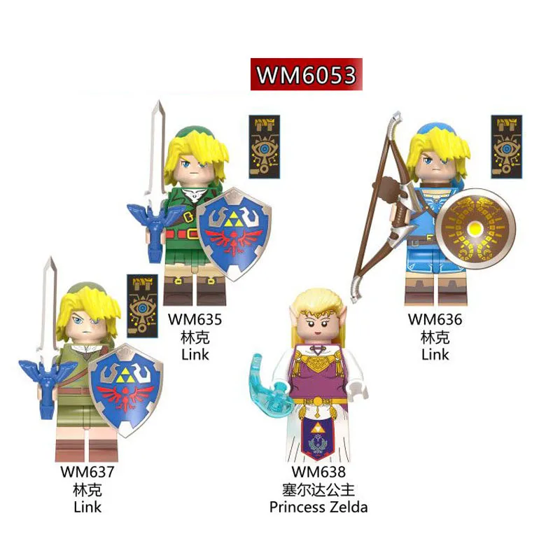 Single Sale Building Block Pop Figures Game Princess Zelda Link Archer Shield Sword Building Blocks Toys For Children WM6053
Single Sale Building Block Pop Figures Game Princess Zelda Link Archer Shield Sword Building Blocks Toys For Children WM6053