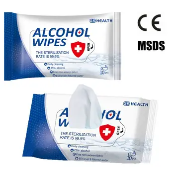 10 Packs Disinfection 75% Alcohol Wipes Disposable Hand Sanitizer Wipes 100pcs 27RC
10 Packs Disinfection 75% Alcohol Wipes Disposable Hand Sanitizer Wipes 100pcs 27RC