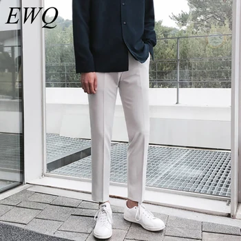 EWQ / men's wear casual all-match Trousers Male Directly Self-cultivation 2020 spring fashion ankle-length Suit Pants Trend 9Y86 
EWQ / men's wear casual all-match Trousers Male Directly Self-cultivation 2020 spring fashion ankle-length Suit Pants Trend 9Y86