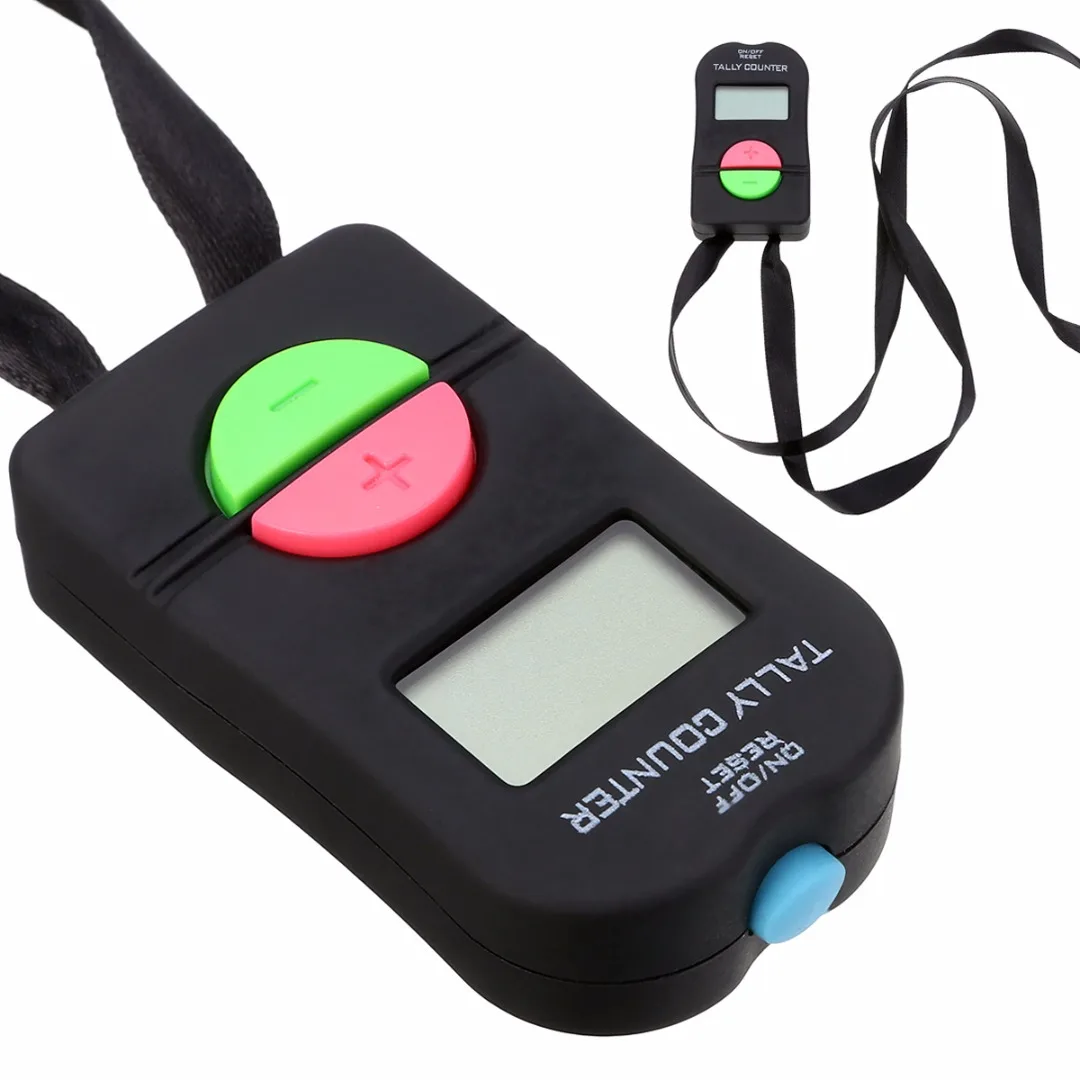 Digital Tally Counter Black ABS Tally Counter Electronic Manual Clicker Security Running For Golf Gym
Digital Tally Counter Black ABS Tally Counter Electronic Manual Clicker Security Running For Golf Gym