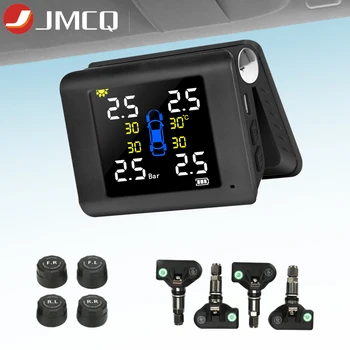 JMCQ Car TPMS Solar Tire Pressure Alarm Monitor System Tyre Sensor Auto Security 4 Internal External Pressure Warning
JMCQ Car TPMS Solar Tire Pressure Alarm Monitor System Tyre Sensor Auto Security 4 Internal External Pressure Warning