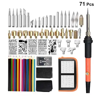 71Pc 110V/60W Welding Soldering Iron Kit Adjustable Temperature Welding Tool for Pyrograph with Carry Case
71Pc 110V/60W Welding Soldering Iron Kit Adjustable Temperature Welding Tool for Pyrograph with Carry Case