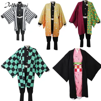 Anime Cosplay "Kamado Tanjirou" Demon Slayer Cosplay Costume Kamado Tanjirou Nezuko Agatsuma Zenitsu Tomioka Kimetsu no Yaiba
Anime Cosplay "Kamado Tanjirou" Demon Slayer Cosplay Costume Kamado Tanjirou Nezuko Agatsuma Zenitsu Tomioka Kimetsu no Yaiba