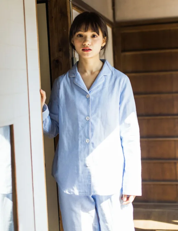 Meju Spring And Summer New Products WOMEN'S Long Sleeve Trousers Set Pajamas Cotton Women's Home Wear
Meju Spring And Summer New Products WOMEN'S Long Sleeve Trousers Set Pajamas Cotton Women's Home Wear