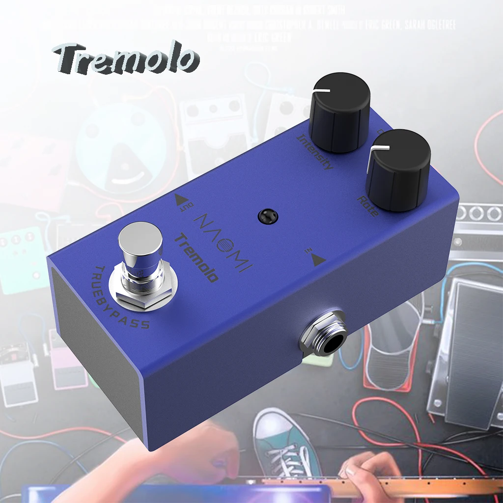 Guitar Effect Tremolo Pedal Mini Single DC 9V with Intensity Rate Control True Bypass For Electric Guitar Effect Pedal
Guitar Effect Tremolo Pedal Mini Single DC 9V with Intensity Rate Control True Bypass For Electric Guitar Effect Pedal