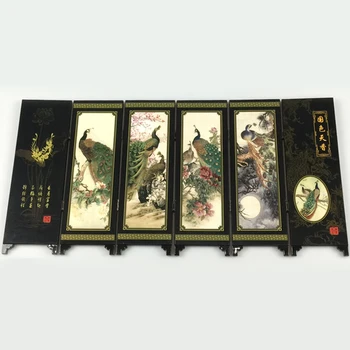 2020 new China Lacquer Ware Old Hand Painting Collectibles Peacock Screen Room Divider Folding Screen Decoration Gift
2020 new China Lacquer Ware Old Hand Painting Collectibles Peacock Screen Room Divider Folding Screen Decoration Gift