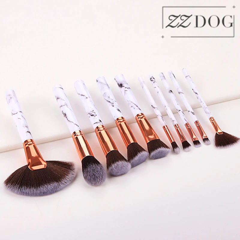 ZZDOG 10pcs Marbling Makeup Brushes Set Professional Natural Hair High Quality Cosmetic Beauty Tool For Powder Eyeshadow Eyebrow
ZZDOG 10pcs Marbling Makeup Brushes Set Professional Natural Hair High Quality Cosmetic Beauty Tool For Powder Eyeshadow Eyebrow