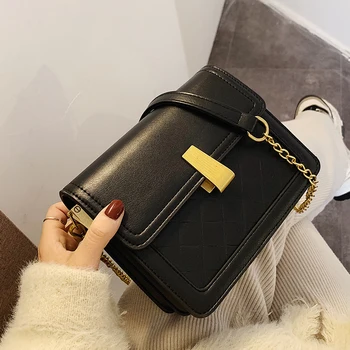 Vintage Square Crossbody Bag 2020 Fashion New High quality PU Leather Women's Designer Handbag Lock Chain Shoulder Messenger Bag
Vintage Square Crossbody Bag 2020 Fashion New High quality PU Leather Women's Designer Handbag Lock Chain Shoulder Messenger Bag