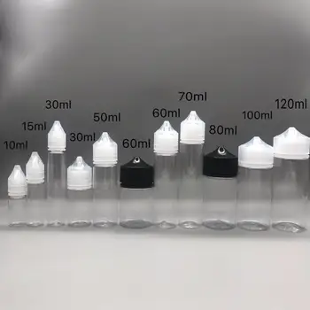 Smoking oil 30ml 1oz e liquid juice pet clear plastic dropper bottle,50ml 60ml 2oz 120ml vape juice bottles with childproof cap