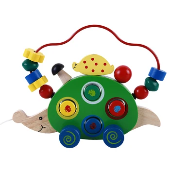 Children's Educational Toys Creative Hedgehog Pull Car Around The Beads For Children Game Wooden Drag Animals Toys
Children's Educational Toys Creative Hedgehog Pull Car Around The Beads For Children Game Wooden Drag Animals Toys