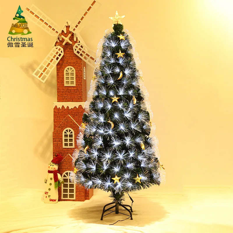 White Optical Fiber Christmas Tree Luxury Plug Shining Encryption Star LED Light Christmas Decorative Christmas Tree Customizabl
White Optical Fiber Christmas Tree Luxury Plug Shining Encryption Star LED Light Christmas Decorative Christmas Tree Customizabl