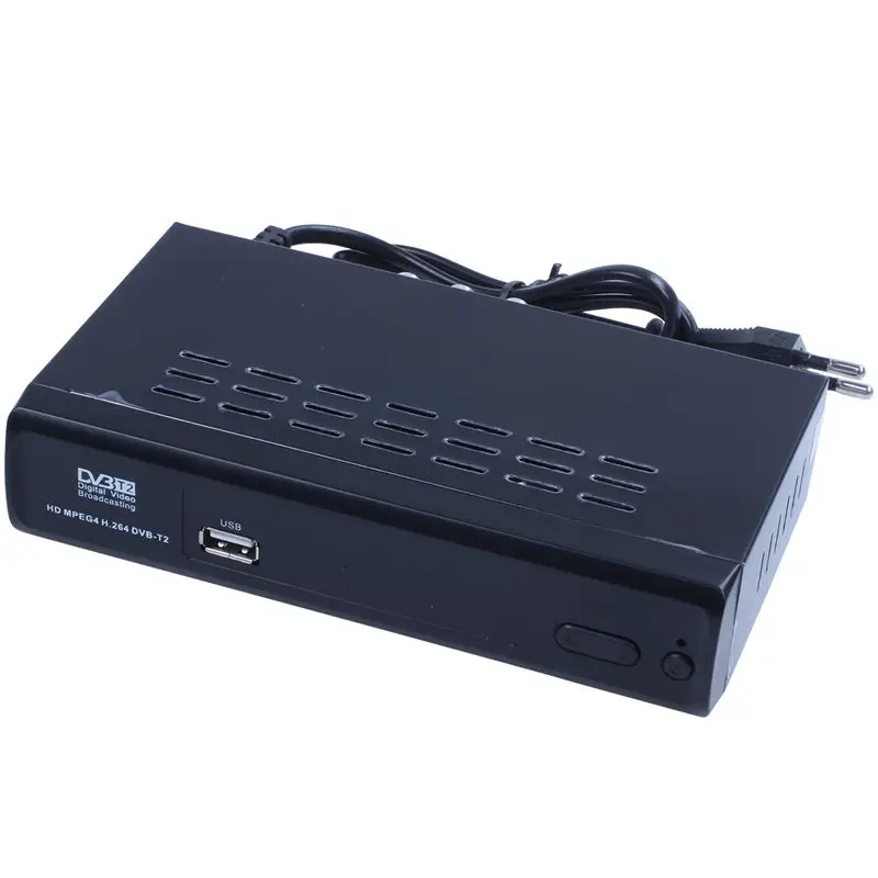 1080P DVB-T2 Digital Terrestrial Broadcasting Convertor Receiver TV BOX EU Plug
1080P DVB-T2 Digital Terrestrial Broadcasting Convertor Receiver TV BOX EU Plug