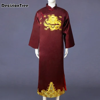 2020 men's casual solid robe sleepwear bathrobe chinese kimono gown loose intimate lingerie wedding robes Chinese robe
2020 men's casual solid robe sleepwear bathrobe chinese kimono gown loose intimate lingerie wedding robes Chinese robe