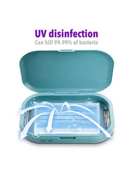 Portable UVC Sterilize Box Mobile Phone Mask Aromatherapy Disinfection Toothbrush Glasses Jewelry Ozone Germicidal
Portable UVC Sterilize Box Mobile Phone Mask Aromatherapy Disinfection Toothbrush Glasses Jewelry Ozone Germicidal