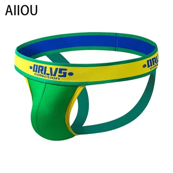 AIIOU Sexy Gay Men Underwear Jockstrap Briefs Sissy Panties G String Thongs Cotton Breathable U Convex Pouch Underpants Thongs
AIIOU Sexy Gay Men Underwear Jockstrap Briefs Sissy Panties G String Thongs Cotton Breathable U Convex Pouch Underpants Thongs