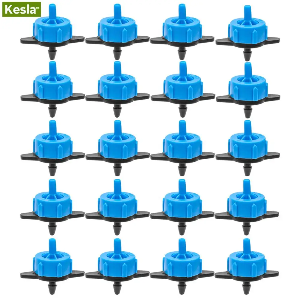 KESLA 50PCS Pressure Compensating Emitter Head 2L 4L 8L Garden Water Micro Flow Regulator Irrigation Drippers Greenhouses
KESLA 50PCS Pressure Compensating Emitter Head 2L 4L 8L Garden Water Micro Flow Regulator Irrigation Drippers Greenhouses