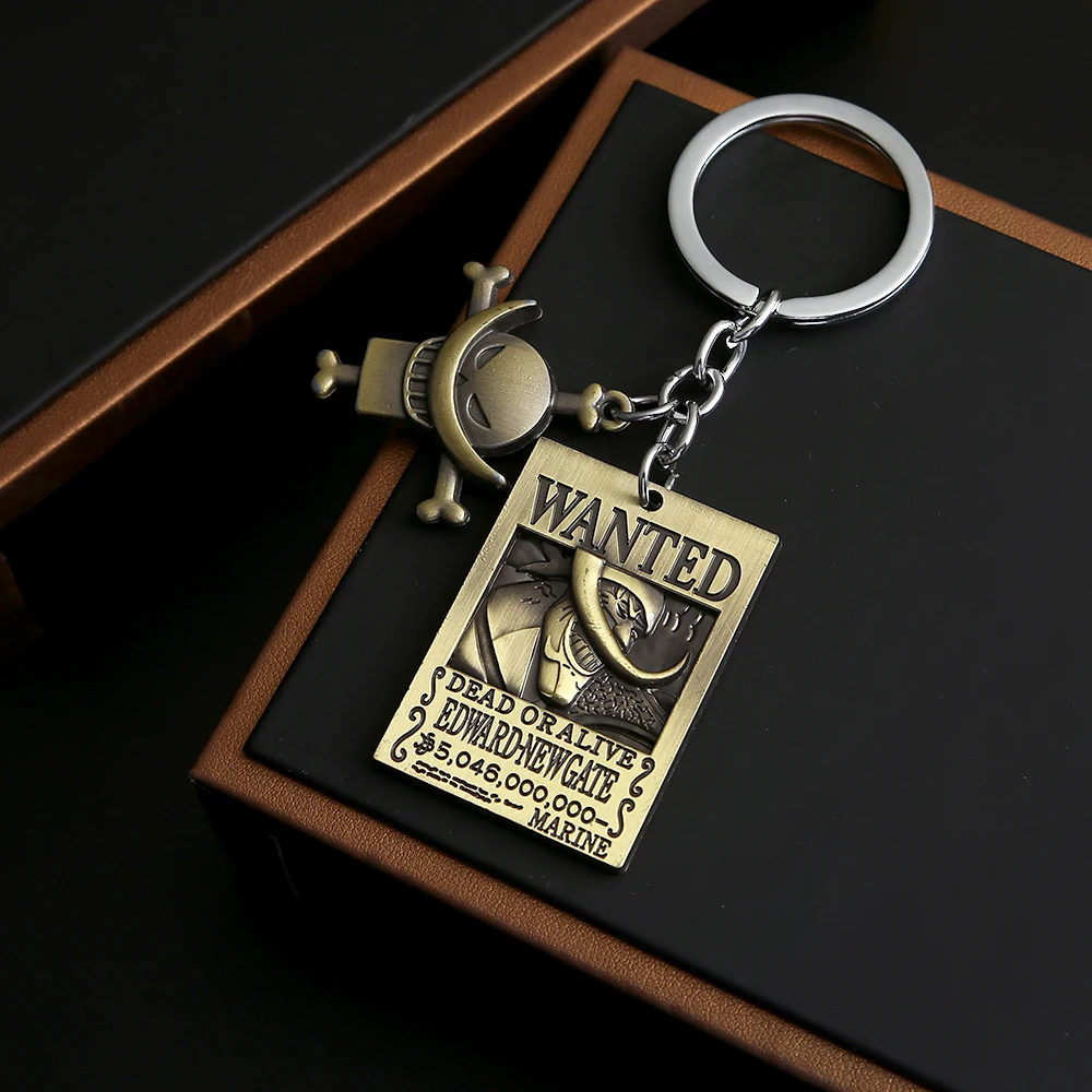 Цепочка для ключей с изображением Эдварда Newgate из аниме белая борода