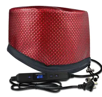 Electric Heating Hair Dryer Cap Timing Adjustable Temperature with LCD Monitor Evaporation Cap Steamer Cap for Home Barbershop 
Electric Heating Hair Dryer Cap Timing Adjustable Temperature with LCD Monitor Evaporation Cap Steamer Cap for Home Barbershop