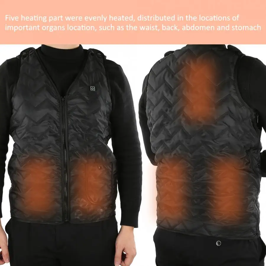 Мужской жилет с USB-подогревом, зимний теплый жилет
Мужской жилет с USB-подогревом, зимний теплый жилет
