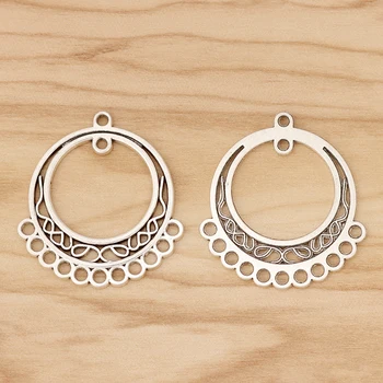 10 Pieces Tibetan Silver Chandelier Boho Earring Multi Strand Connector Charms Pendants 37x30mm
10 Pieces Tibetan Silver Chandelier Boho Earring Multi Strand Connector Charms Pendants 37x30mm