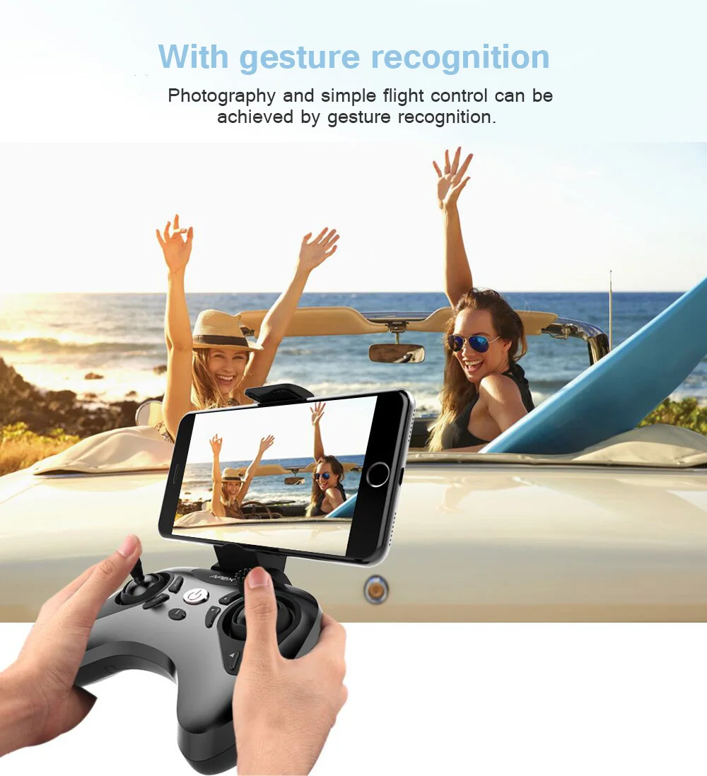 Flymax 2 WiFi Quadcopter 2.4G FPV Streaming Drone 