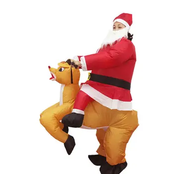 Funny Christmas Cosplay Inflation Costume Fancy Dress Santa Claus Inflatable Performance Suit
Funny Christmas Cosplay Inflation Costume Fancy Dress Santa Claus Inflatable Performance Suit