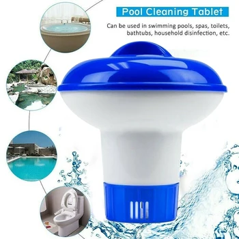 Plastic Tub Cleaning Tool Small Floating Tub Dispenser for Spay Swimming Pool Cleaning _WK
Plastic Tub Cleaning Tool Small Floating Tub Dispenser for Spay Swimming Pool Cleaning _WK