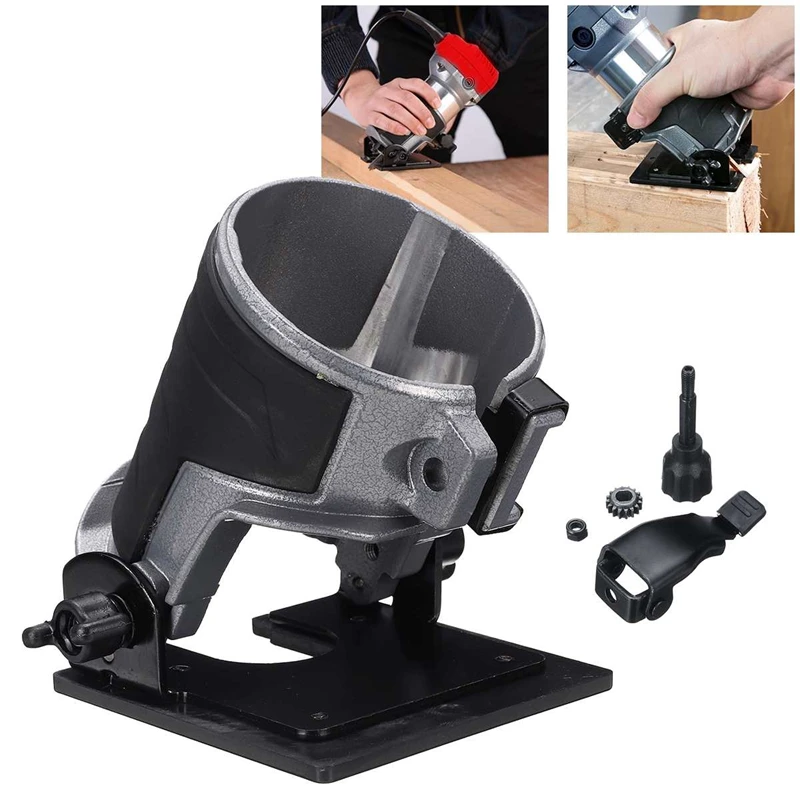 Adjustable Balance Trimmer Base Shield Wood Work Shank Trim Router Edge Molding Metal + Plastic Power Tool Parts 8.9x8.9cm
Adjustable Balance Trimmer Base Shield Wood Work Shank Trim Router Edge Molding Metal + Plastic Power Tool Parts 8.9x8.9cm
