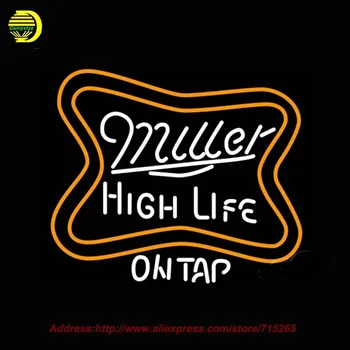 MILLER HIGH LIFE ONTAP Neon Light Signs Glass tube neon lamp For room Bedroom Decor Letters led lights grow lightBeer bar signs 
MILLER HIGH LIFE ONTAP Neon Light Signs Glass tube neon lamp For room Bedroom Decor Letters led lights grow lightBeer bar signs