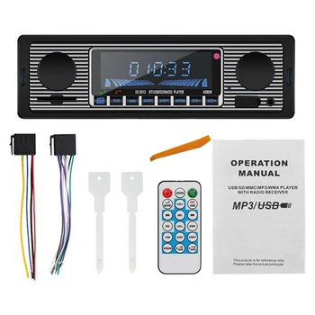 Bluetooth Vintage Car Radio MP3 Player Stereo USB AUX Classic Car Stereo o 12V 
Bluetooth Vintage Car Radio MP3 Player Stereo USB AUX Classic Car Stereo o 12V